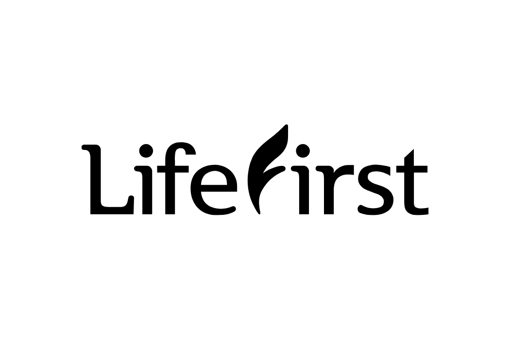 LifeFirst logo black v2026   whtbg